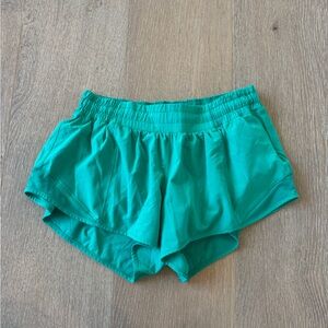 lululemon athletica Hotty Hot Teal Women's Athletic Shorts